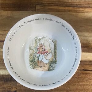 Wedgwood Peter Rabbit White Bowl